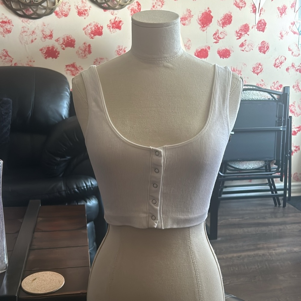 Ribbed button tops - Picture 4 of 5